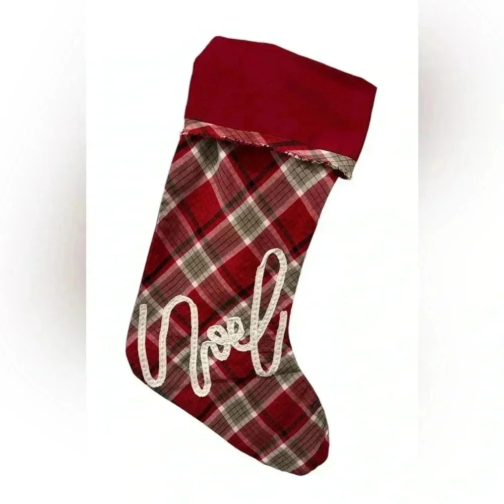 Christmas Stocking NOEL New by Pottery Barn
